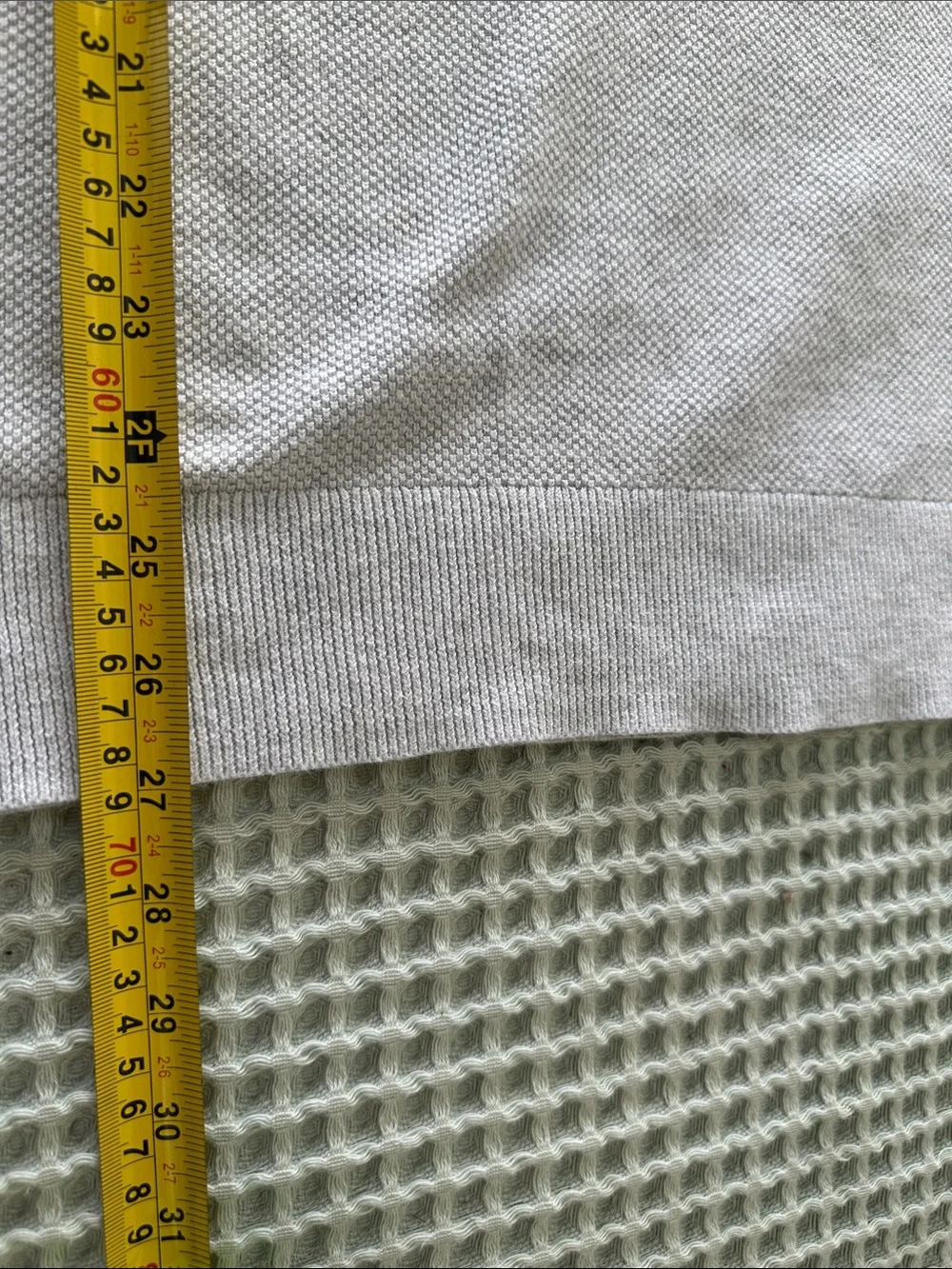 Banana Republic Men's Henley Sweater Long Sleeve 100% Cotton- Light Gray Size XL